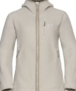 Jack Wolfskin Women's Cradle Mountain Pile Full Zip Pale Sand