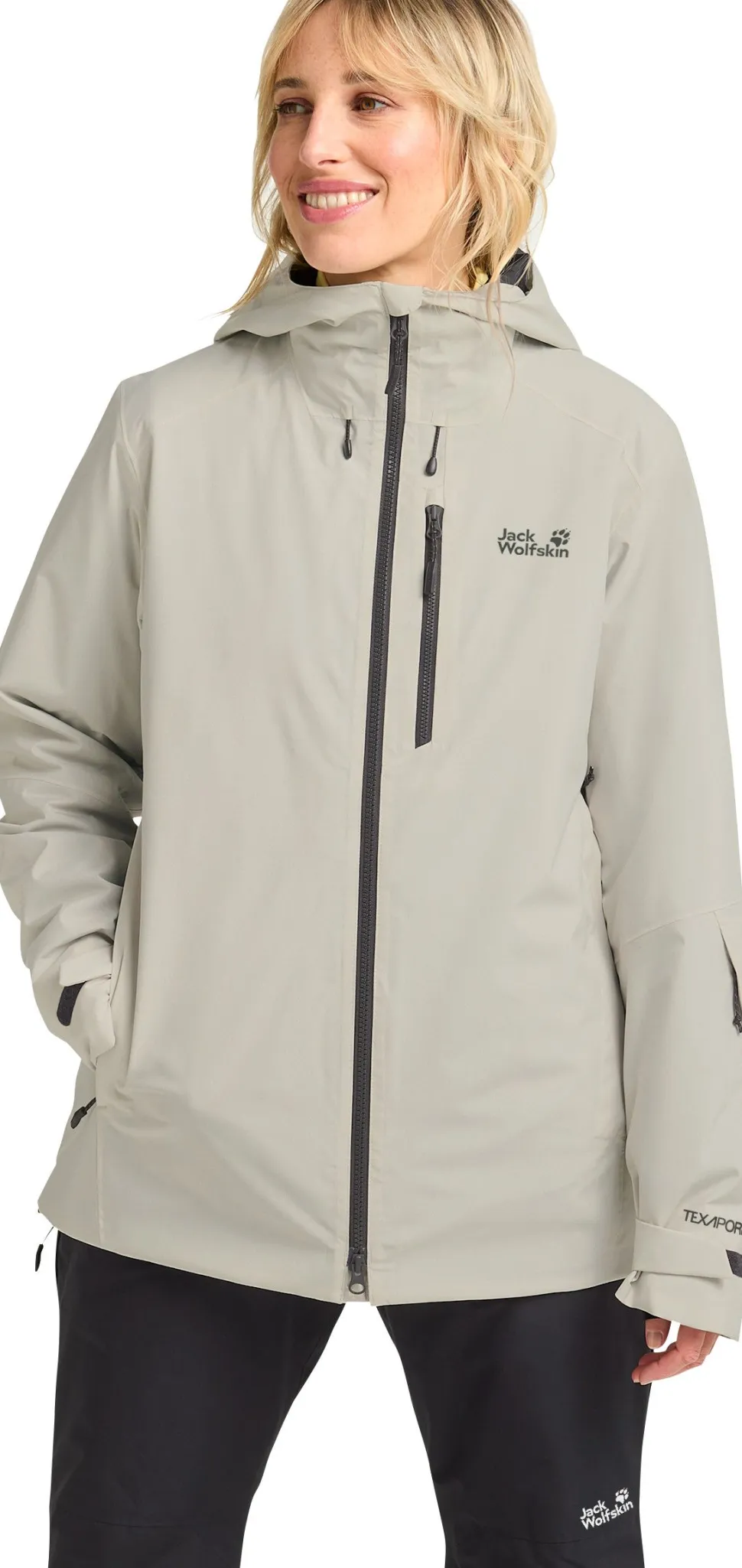 Jack Wolfskin Women's Flowline 3in1 Jacket Pale Sand