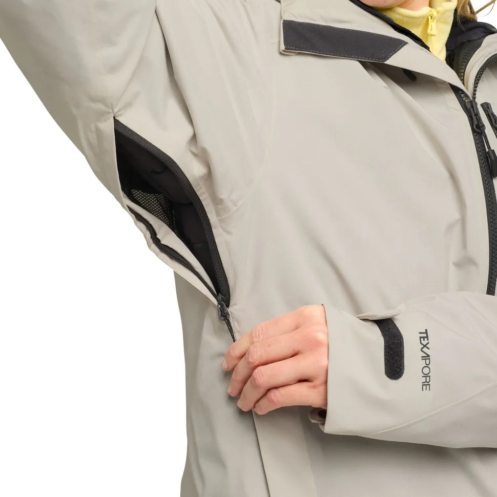 Jack Wolfskin Women's Flowline 3in1 Jacket Pale Sand