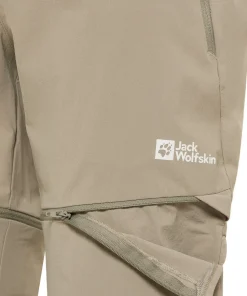 Jack Wolfskin Women's Hikeout Zip Off Pants Stone