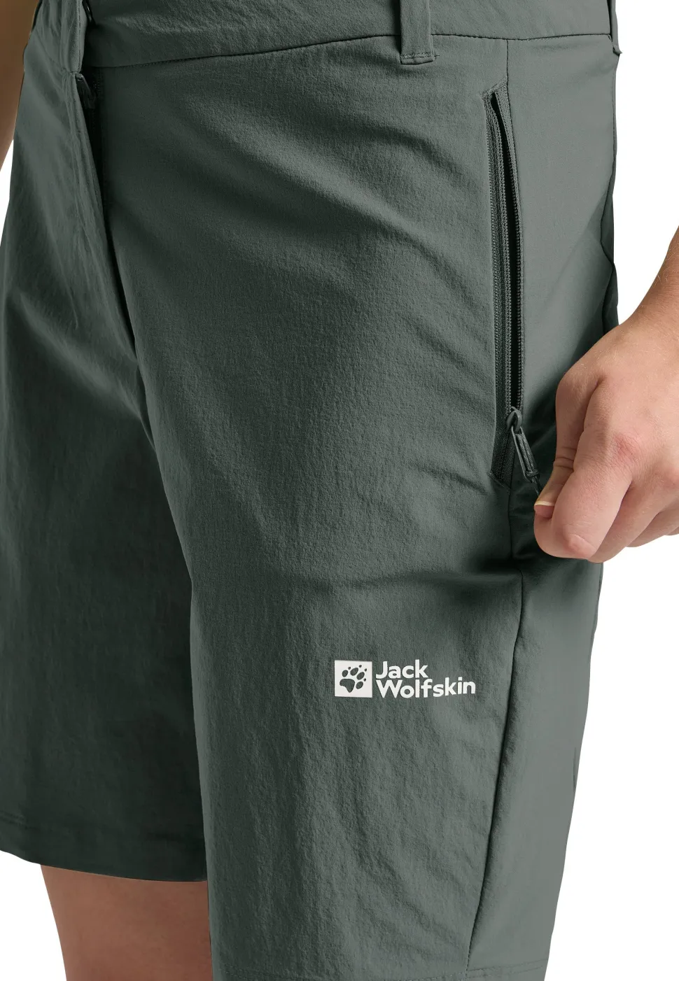 Jack Wolfskin Women's Hikeout Shorts Slate Green