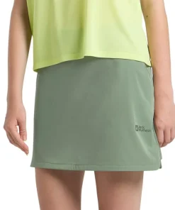 Jack Wolfskin Women's Hiking Alpine Skort Eucalyptus