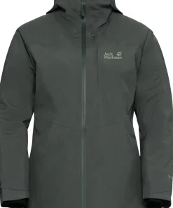 Jack Wolfskin Women's Icecape 2l Down Ins Jacket Rds Slate Green