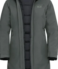 Jack Wolfskin Women's Icecape 2l Down Ins Jacket Rds Slate Green