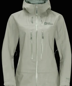 Jack Wolfskin Women's Kammweg 3-Layer Jacket Mint Leaf
