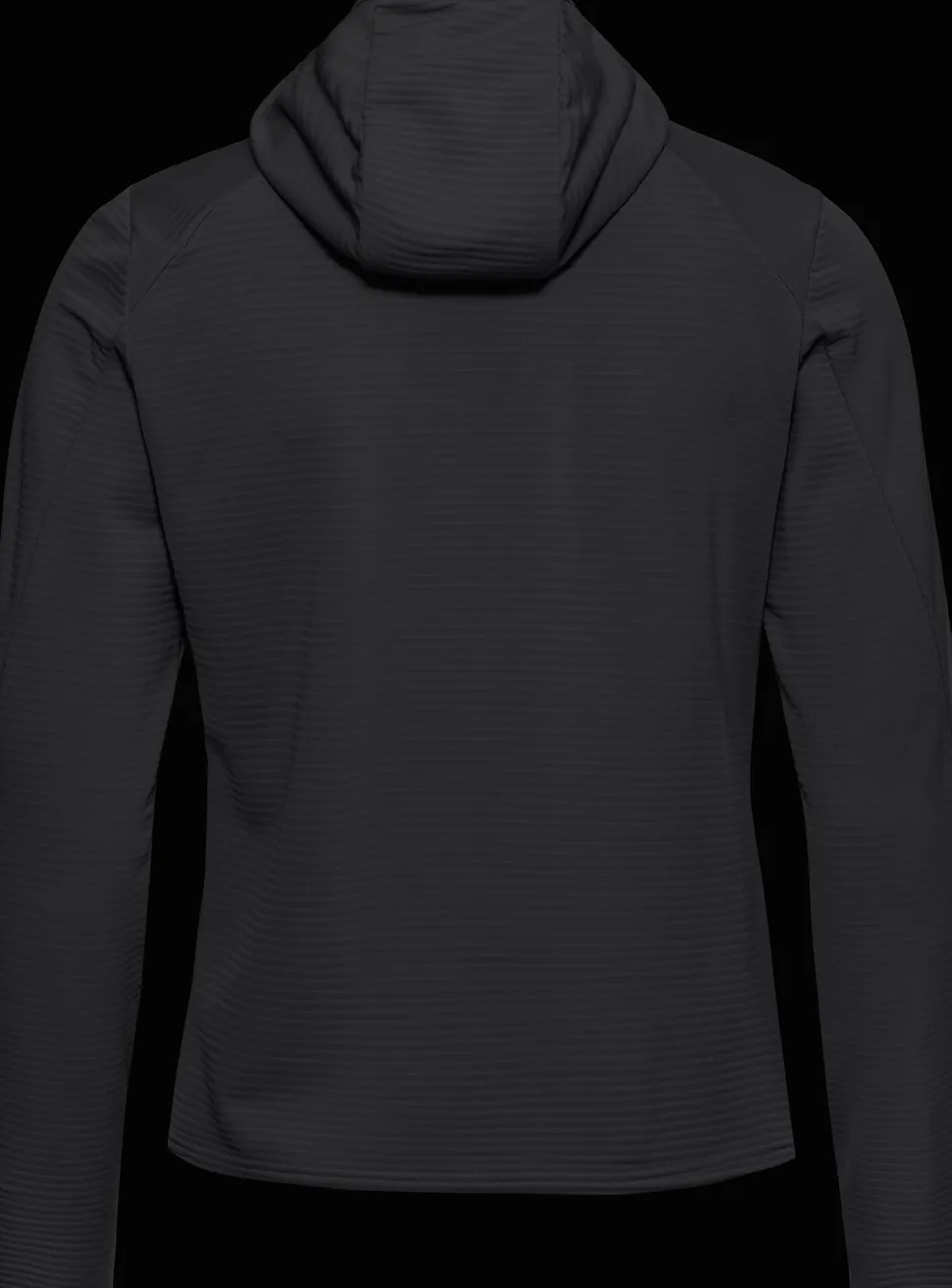 Jack Wolfskin Women's Litestride Hooded Full Zip Black