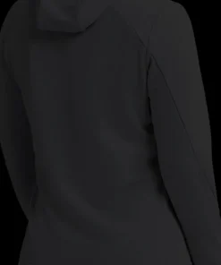 Jack Wolfskin Women's Litestride Hooded Full Zip Black