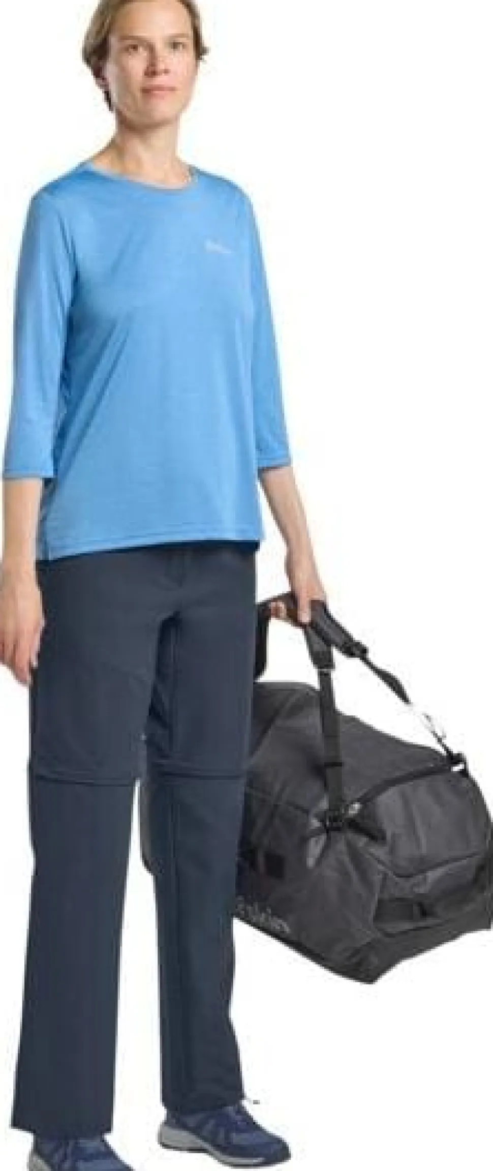 Jack Wolfskin Women's Pico Trail Zip Off Pants Midnight Sky