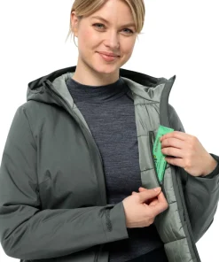 Jack Wolfskin Women's Stirnberg Insulated Jacket Slate Green