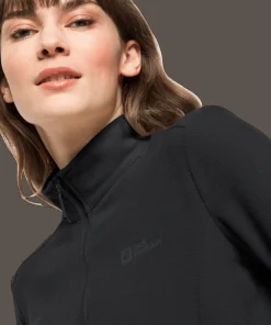 Jack Wolfskin Women's Taunus Halfzip Black