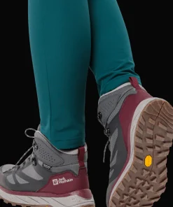 Jack Wolfskin Women's Terraventure Texapore Mid Dark Maroon