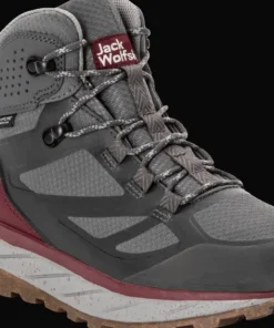 Jack Wolfskin Women's Terraventure Texapore Mid Dark Maroon
