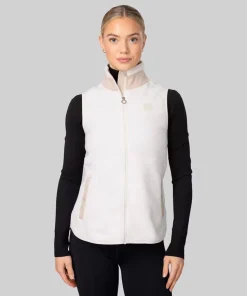 Johaug Women's Fusion Pile Vest Tofu White