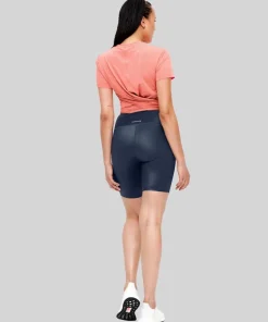Johaug Women's Shimmer Tights Bikelenght Matte Navy