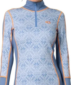 Kari Traa Women's Anna Half Zip Sea