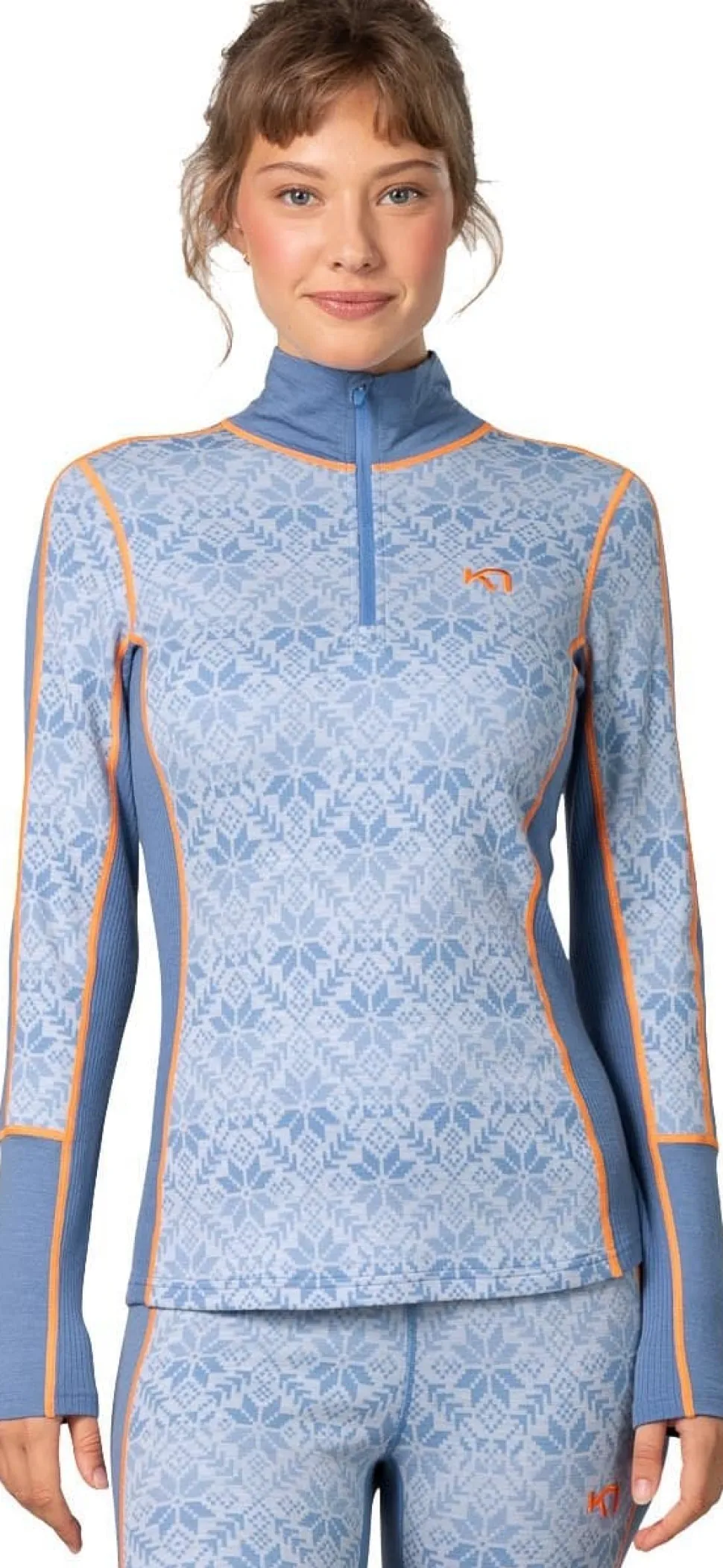 Kari Traa Women's Anna Half Zip Sea