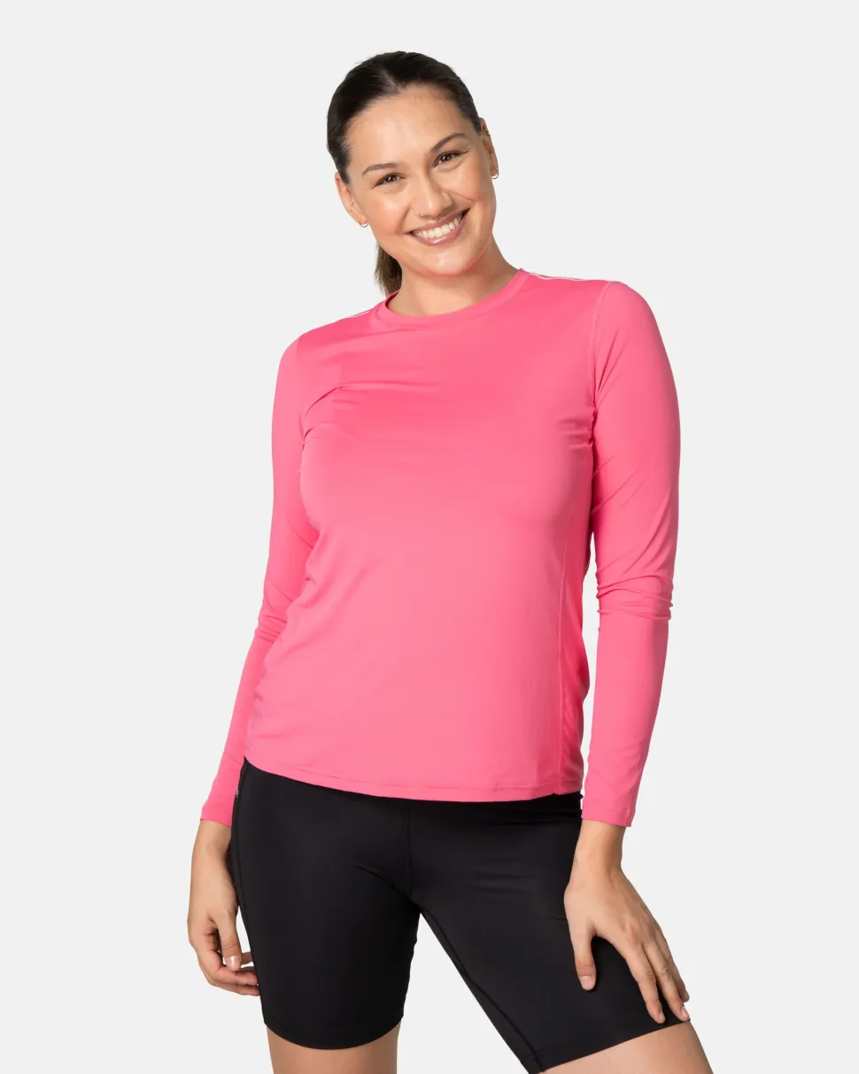 Kari Traa Women's Ava Long Sleeve Bubblegum