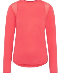 Kari Traa Women's Embla Wool Long Sleeve Light Red