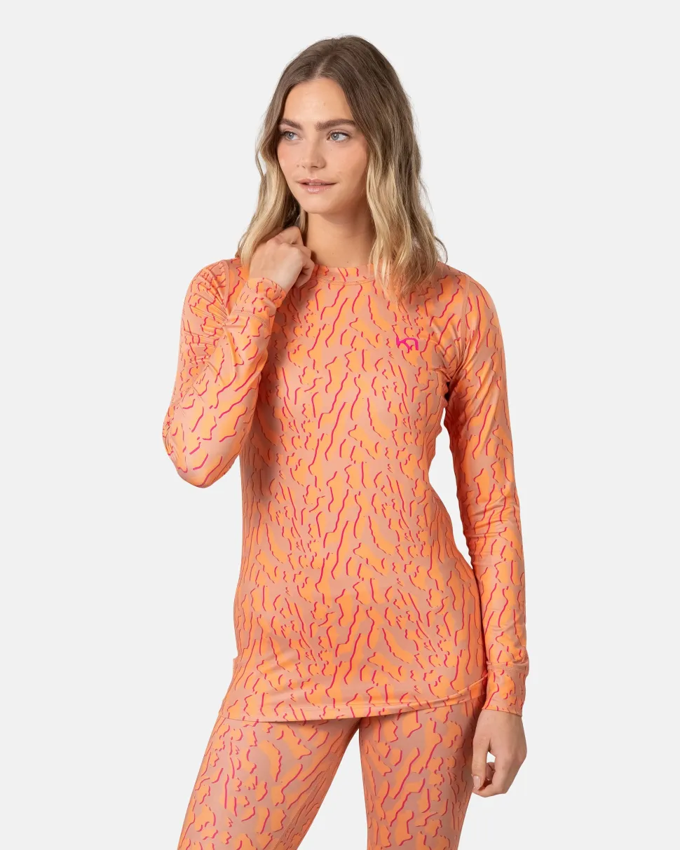 Kari Traa Women's Fryd Long Sleeve Light Brown