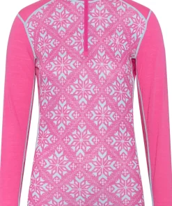 Kari Traa Women's Iselin Half Zip Bright Pink