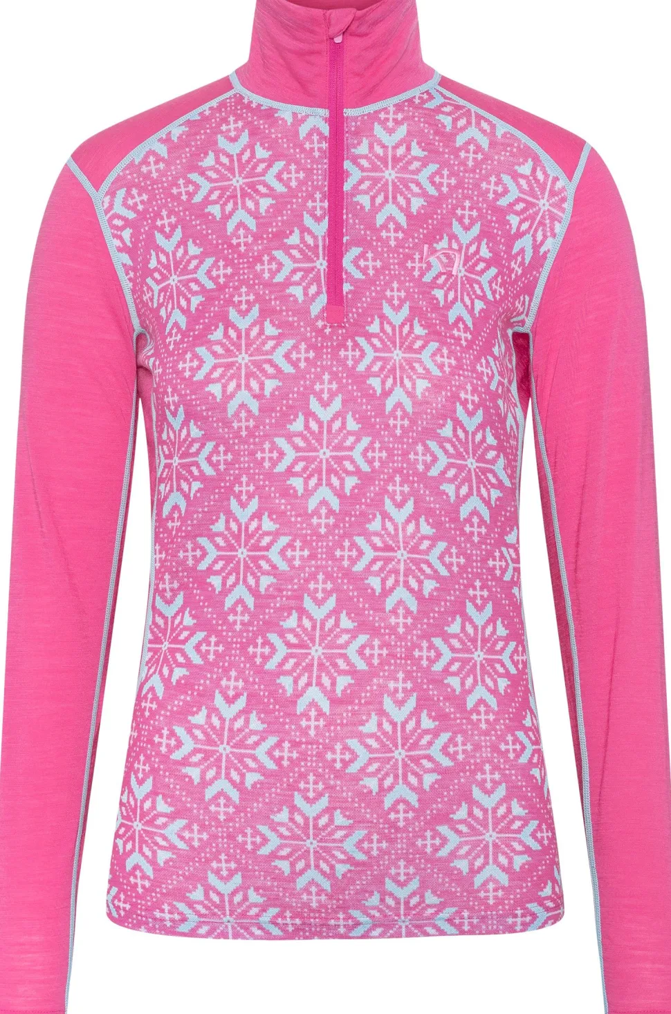 Kari Traa Women's Iselin Half Zip Bright Pink