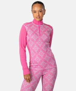 Kari Traa Women's Iselin Half Zip Bright Pink