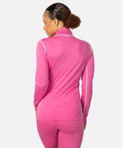 Kari Traa Women's Iselin Half Zip Bright Pink