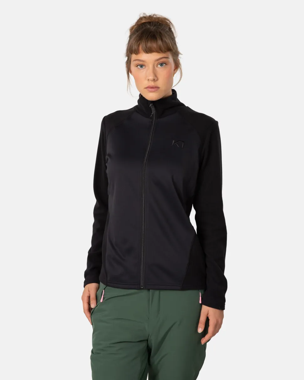 Kari Traa Women's Kari Full Zip Fleece Black