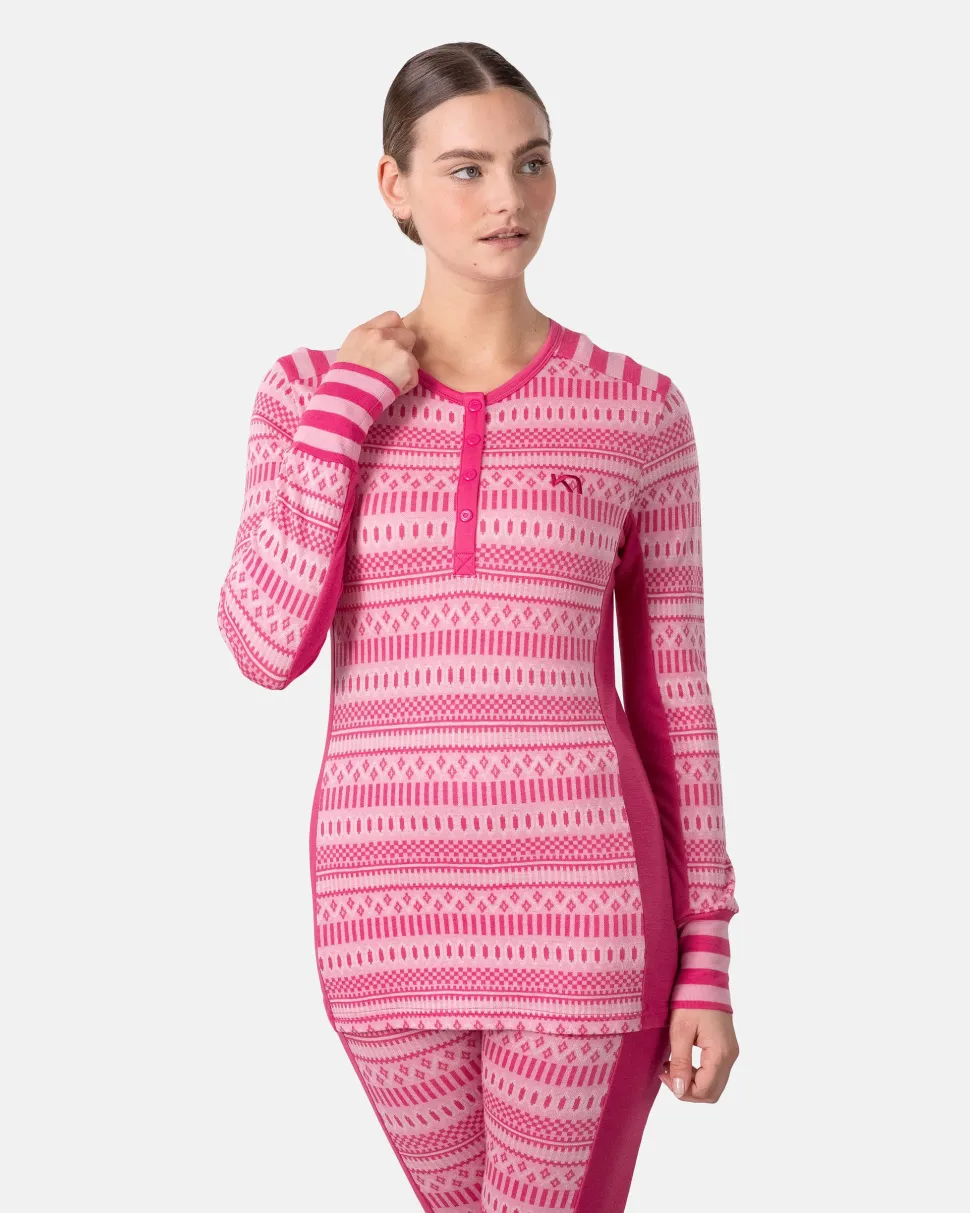 Kari Traa Women's Åkle Long Sleeve Bright Pink