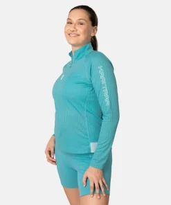 Kari Traa Women's Leah Half Zip Blue Lagoon
