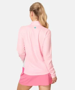 Kari Traa Women's Leah Half Zip Cotton Candy