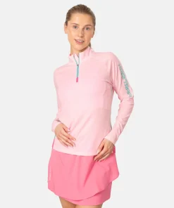 Kari Traa Women's Leah Half Zip Cotton Candy