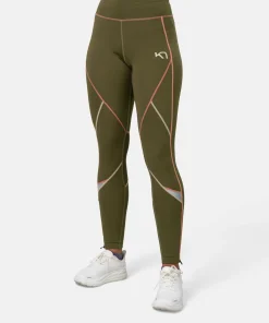 Kari Traa Women's Louise 2.0 Tights Dark Olive Green