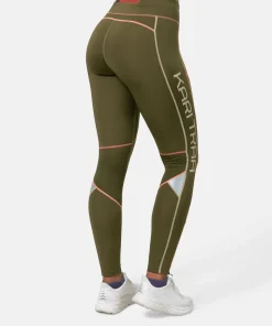 Kari Traa Women's Louise 2.0 Tights Dark Olive Green