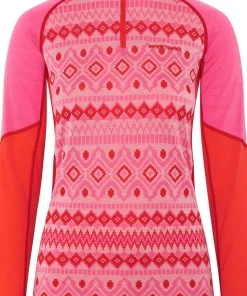 Kari Traa Women's Malia Half Zip Bright Pink