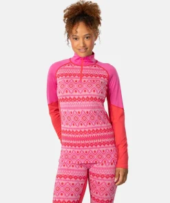 Kari Traa Women's Malia Half Zip Bright Pink
