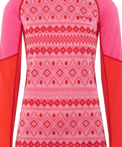 Kari Traa Women's Malia Long Sleeve Bright Pink