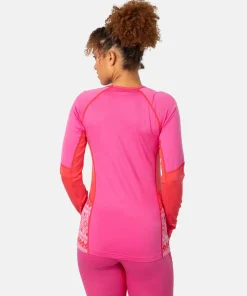Kari Traa Women's Malia Long Sleeve Bright Pink