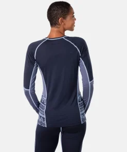 Kari Traa Women's Malia Long Sleeve Dark Navy Blue
