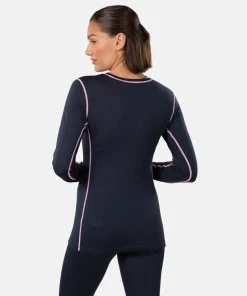 Kari Traa Women's Mina Long Sleeve Dark Navy Blue