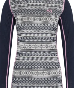 Kari Traa Women's Mina Long Sleeve Dark Navy Blue