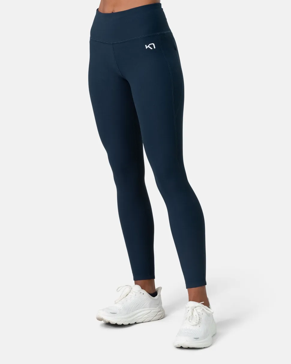 Kari Traa Women's Nina High Waist Tights Dark Navy Blue