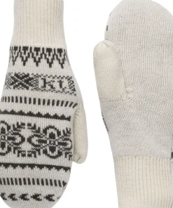 Kari Traa Women's Selma Knit Mittens Off White