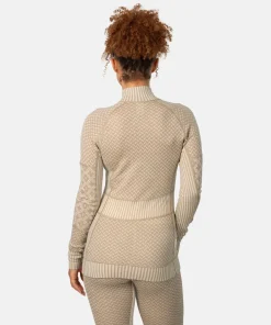 Kari Traa Women's Smekker Half Zip Mocha