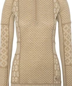 Kari Traa Women's Smekker Half Zip Mocha
