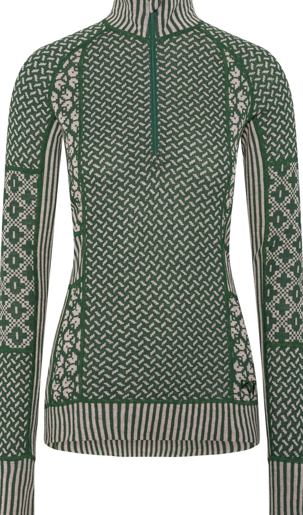 Kari Traa Women's Smekker Half Zip Thyme