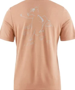 Klättermusen Women's Dagr Shortsleeve Tee Salmon