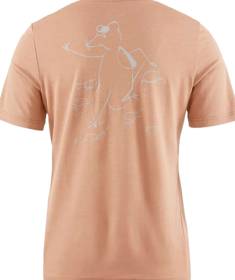 Klättermusen Women's Dagr Shortsleeve Tee Salmon