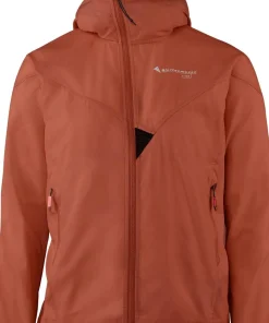 Klättermusen Women's Eitre Zip Hood Jacket Stone Red