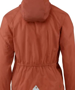 Klättermusen Women's Eitre Zip Hood Jacket Stone Red